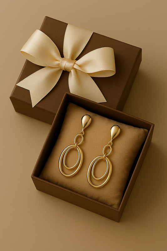 Elegant Drop Earrings Golden Plated A Special Earrings For Your Pokieee❤️🎁