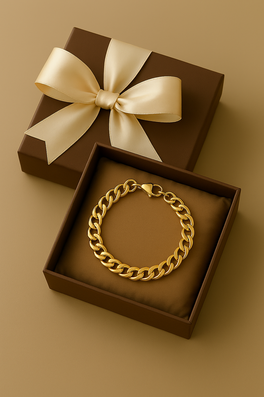 Royal Link- Premium Golden-Plated Bracelet