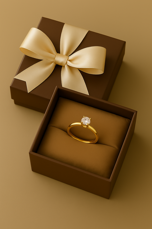 Eternal Glow - Premium Golden Plated ring